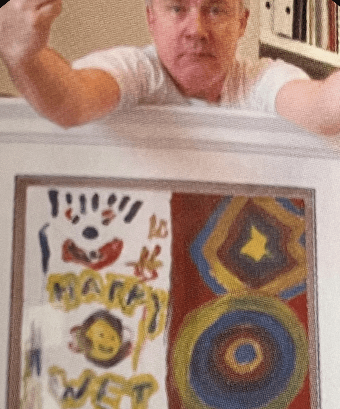 The 'Happy Wet Piss' painting